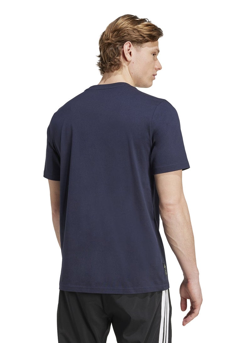 Adidas Real Madrid Seasonal Graphic T-Shirt - Image 2